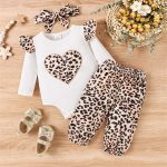 PATPAT Baby Girl Clothes Long Sleeve Outfits Set Baby Girl Trousers Set - Image 8